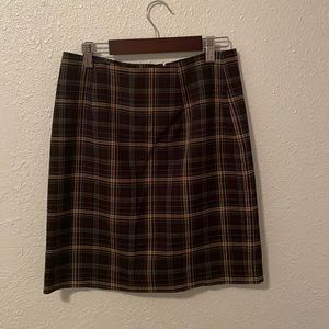 Friend inspired plaid skirt
